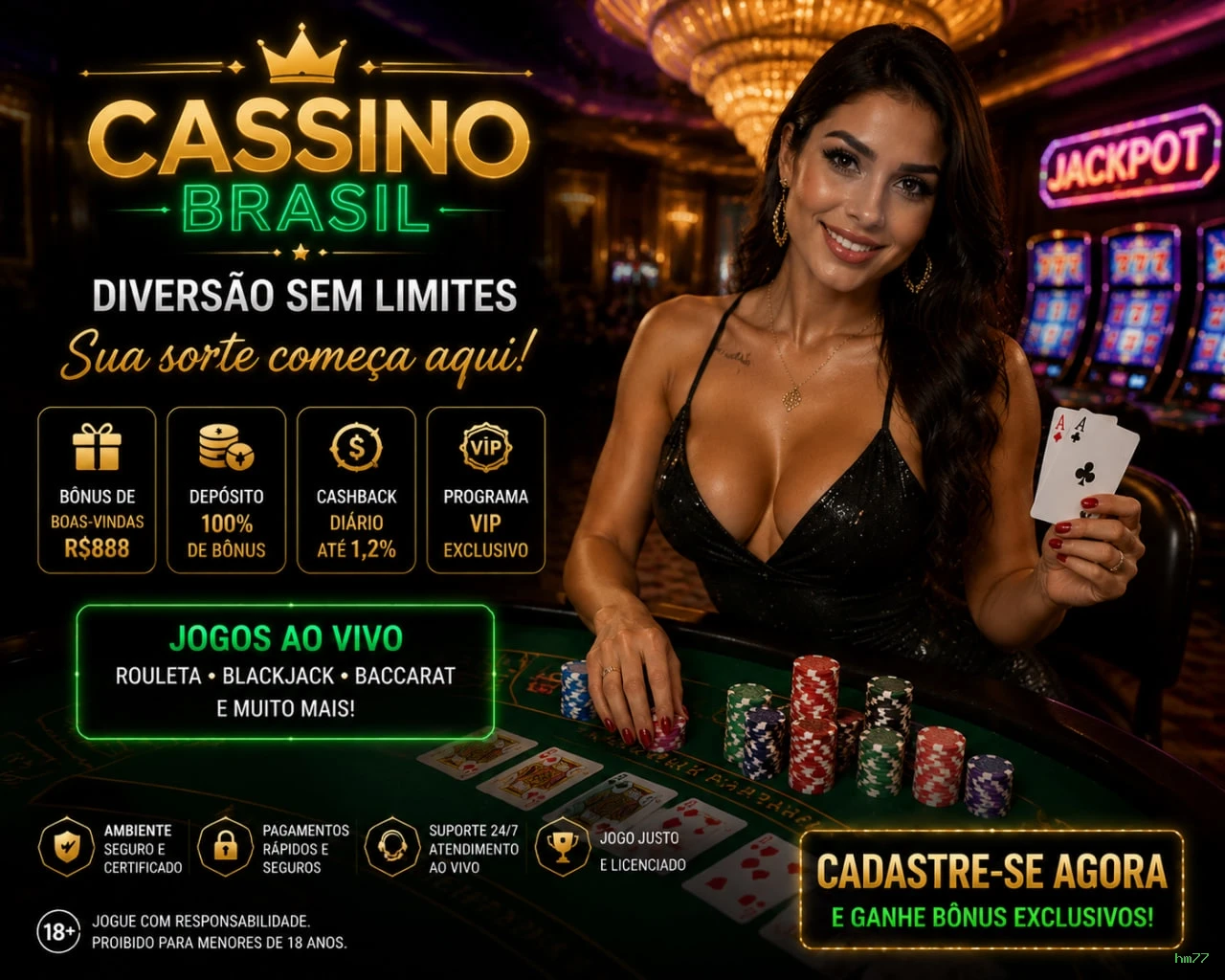Streaming 4K no cassino ao vivo da hm77